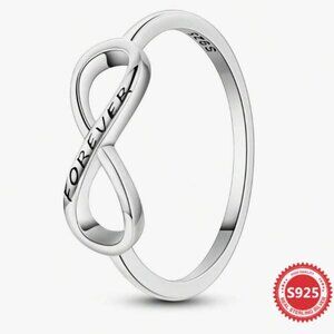 925 Silver Forever Infinity Ring